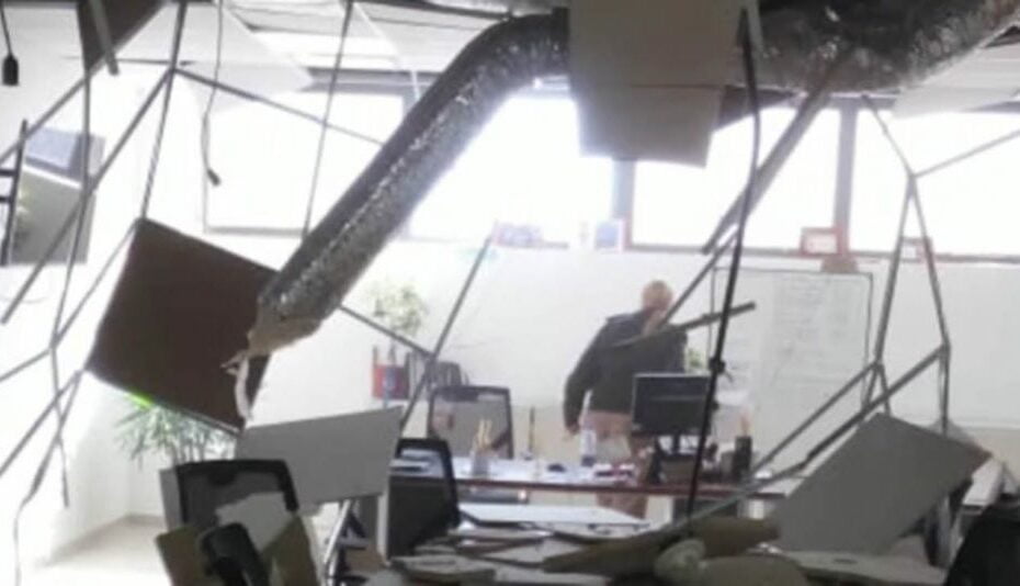 Siniestro en oficina