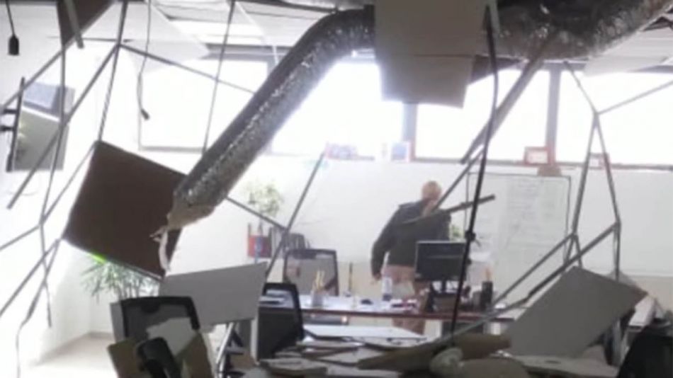 Siniestro en oficina